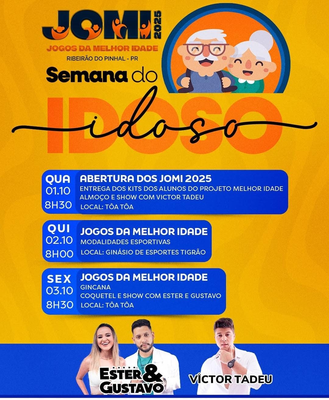 Jogos da Melhor Idade – Modalidades Esportivas